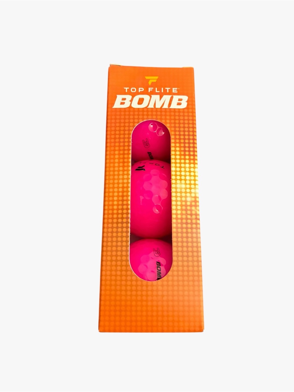 Top Flight Bomb Set of 3 Golf Balls